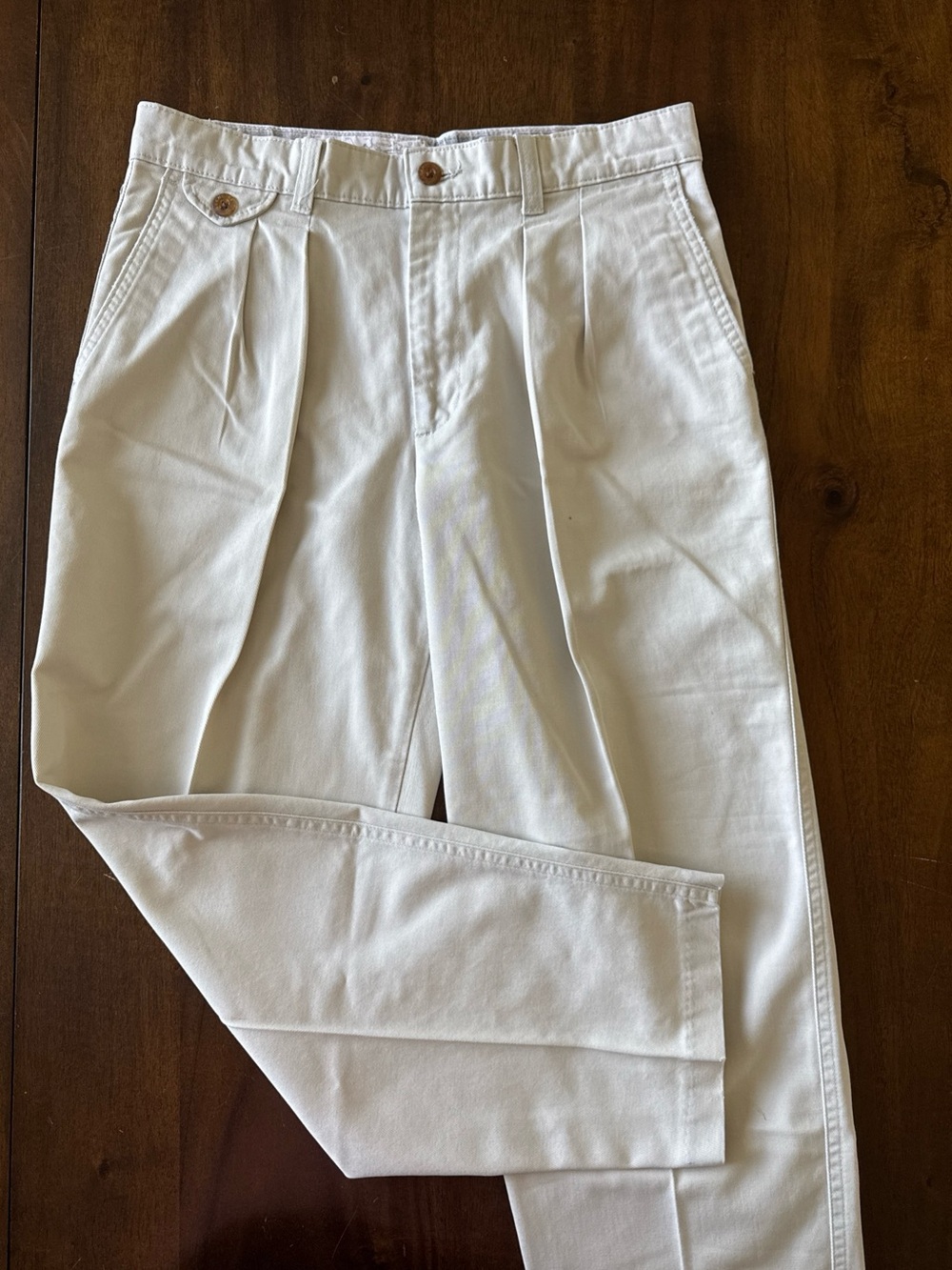 Savane Pleated Front Khaki Chino Pants sz 30 / 8 Mom High Rise Vintage 90s Y2K